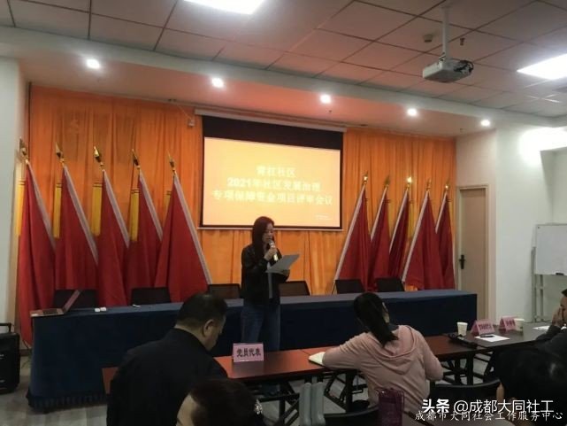 青杠社區2021年(nián)社區發展治理(lǐ)專項保障資金項目評審會議