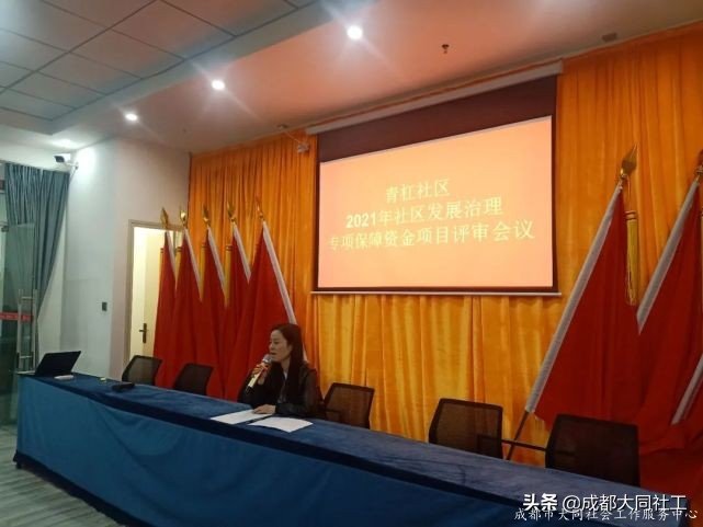 青杠社區2021年(nián)社區發展治理(lǐ)專項保障資金項目評審會議
