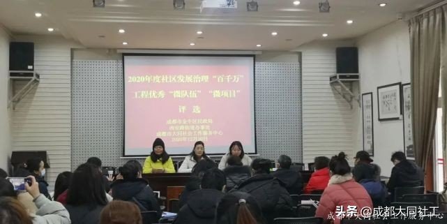 金牛區2020年(nián)度優秀“微隊伍”、“微項目”評選工作圓滿結束