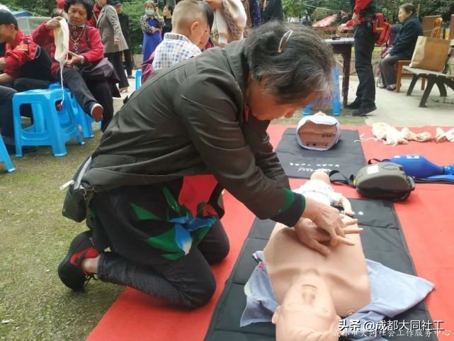 「韌性社區」九裏堤北路社區交桂一(yī)巷11号院開展應急救護培訓